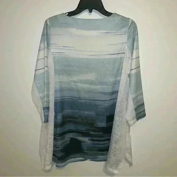 Women’s Terra by SJ Apparel Art to Wear Skyscape Tunic Top Mixed Media Small - Picture 9 of 10